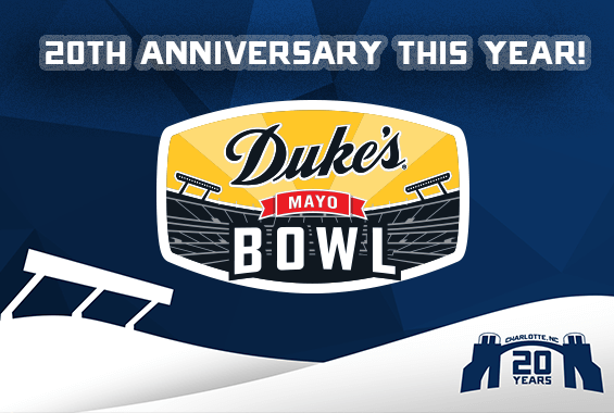 Charlotte Sports Foundation Celebrates 20th Anniversary of Duke’s Mayo Bowl
