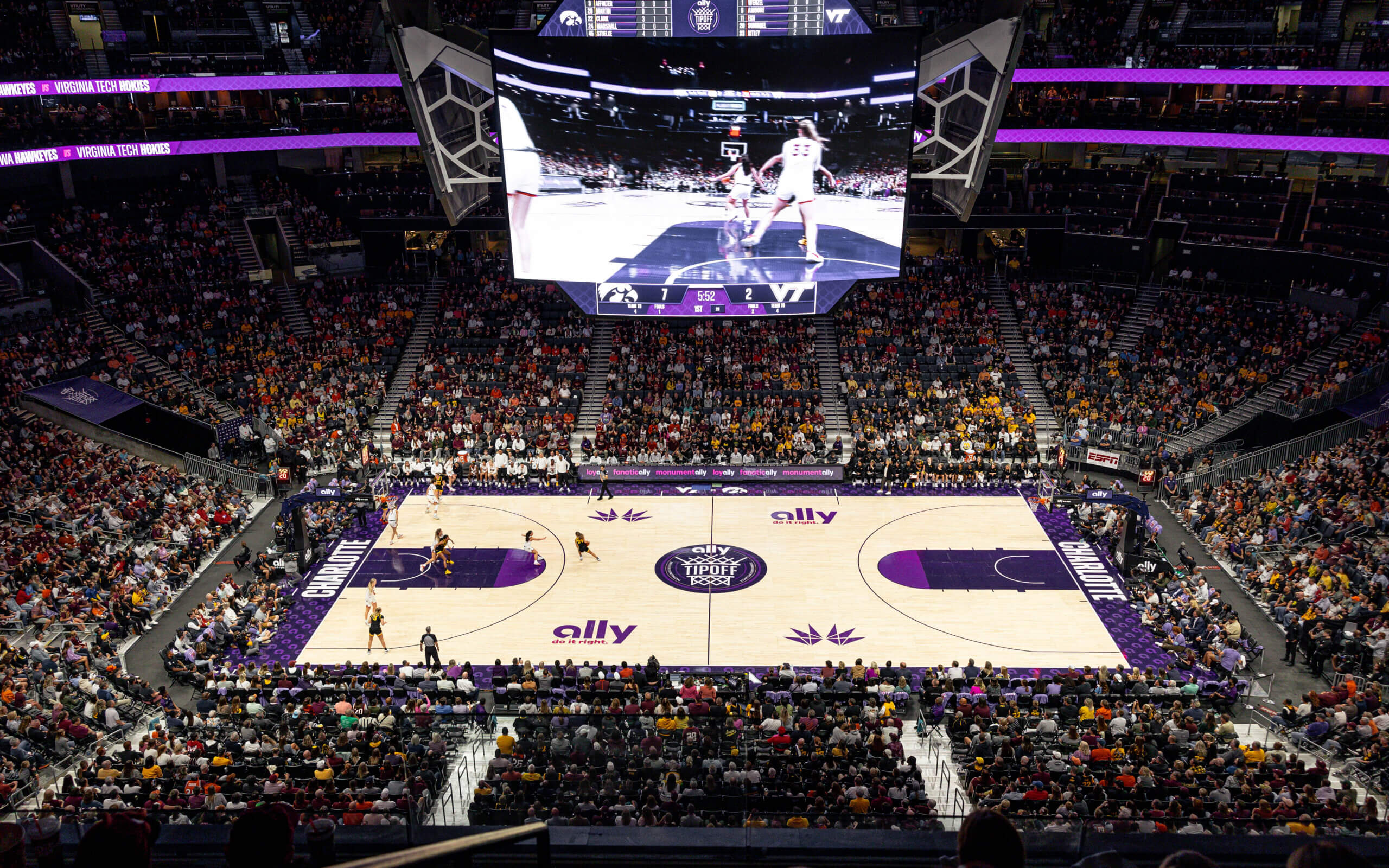 Ally Tipoff Returns to Charlotte with Doubleheader on Nov. 8